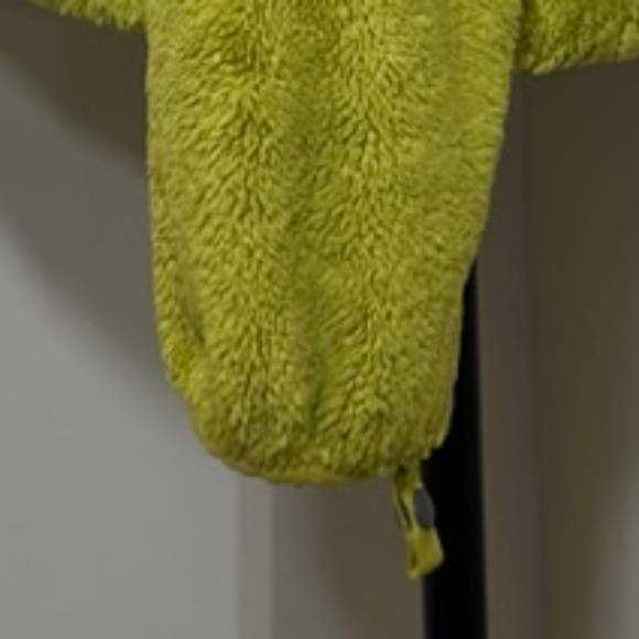 The North Face || Women’s Osito Full Zip Fleece Jacket Lime Green size M - Picture 3 of 13